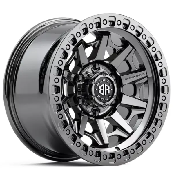 Black Rock Cage Black Chrome 18x9 6x139.7 ET12
