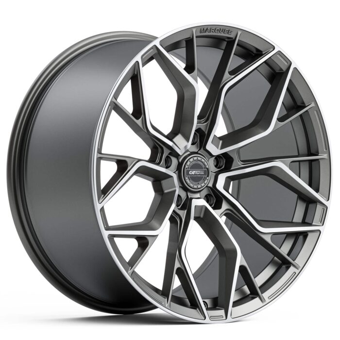 GT Form Marquee Satin Gunmetal Machined Face 20x9 5x105 ET45