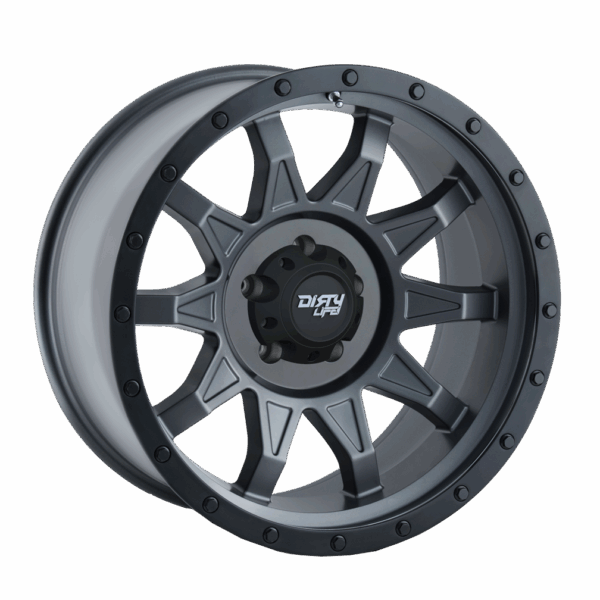 Dirty Life Roadkill Matte Gunmetal Black Lip 15 15x7 5x139.7 ET3