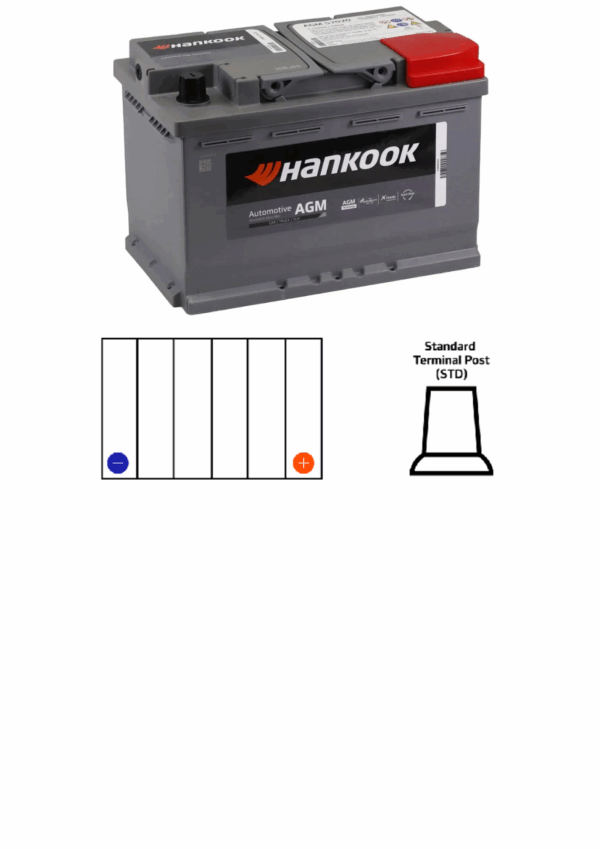 Hankook AGM Din SA57020 760CCA