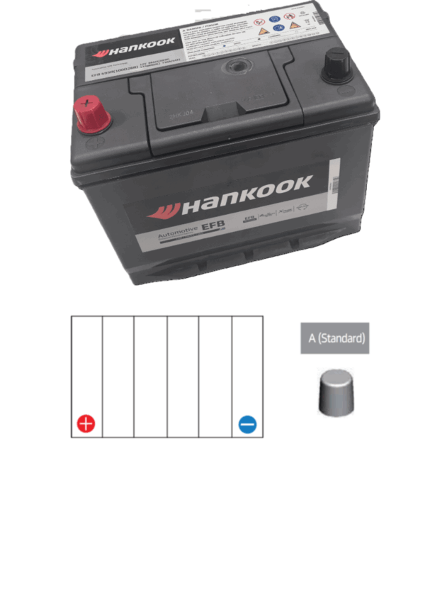 Hankook EFB Se S95R(100D26R) 730CCA 68CAP