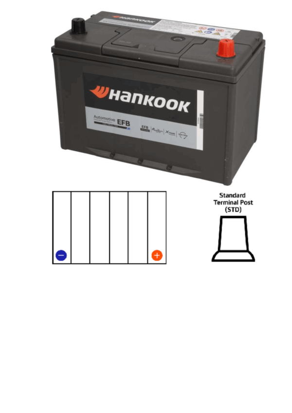 Hankook EFB SET110(115D31L) 800CCA 80CAP